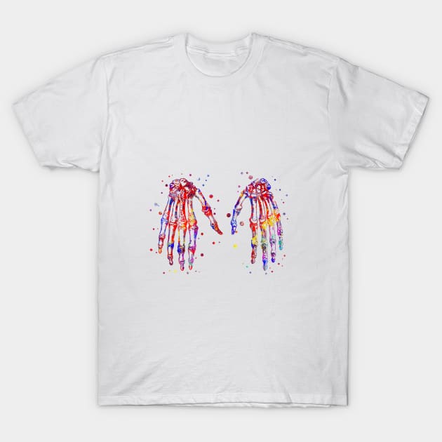 Hand T-Shirt by RosaliArt